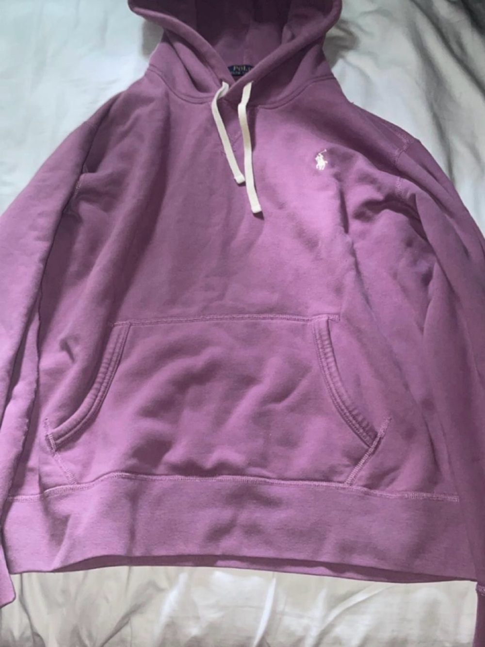 Polo by Ralph Lauren Purple Hooded Pullover Sweatshirt